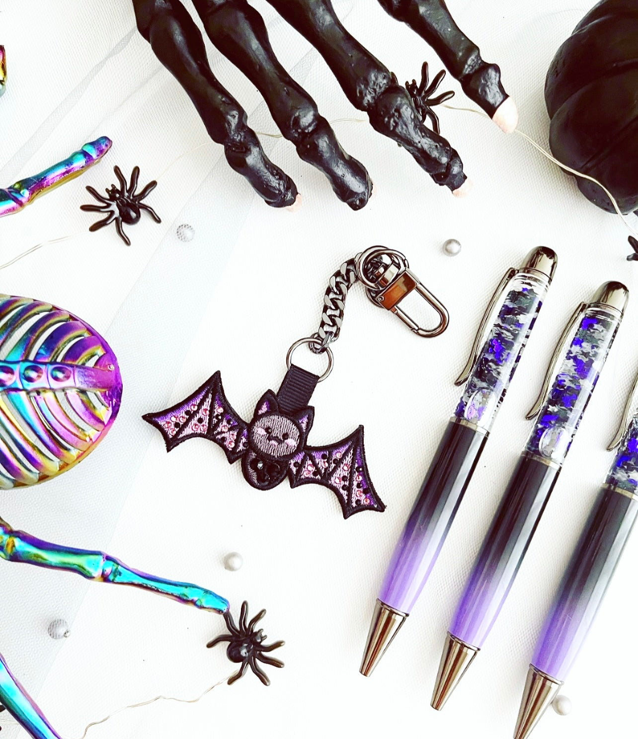 BOO spooky keychain