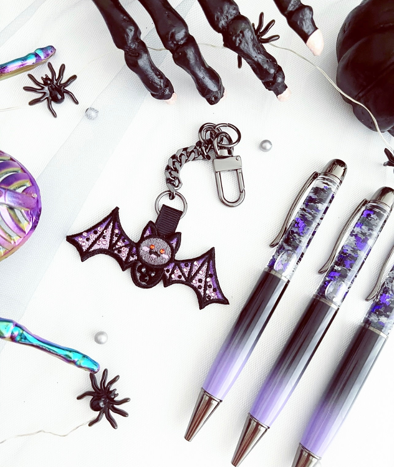 BOO spooky keychain