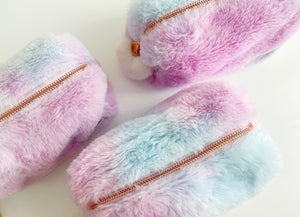 * 19 left * Cotton Candy Luxe Fur Pouch * Limited Edition *