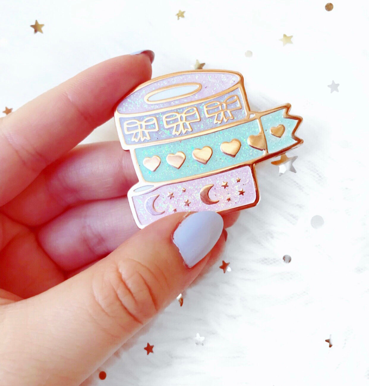 Chic Washi Tape Enamel Pin