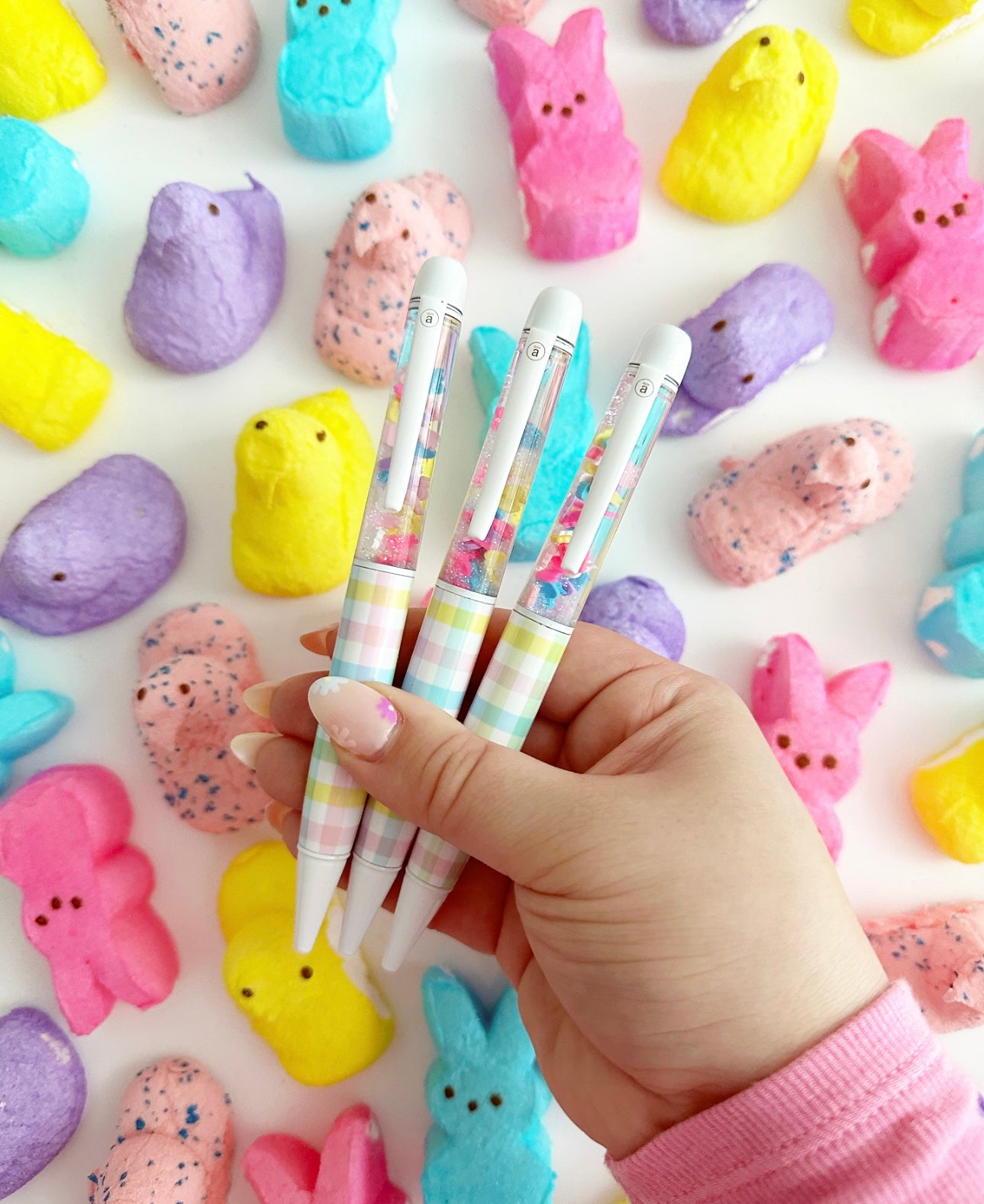 rainbow gingham - Shine Sticker Studio Collab