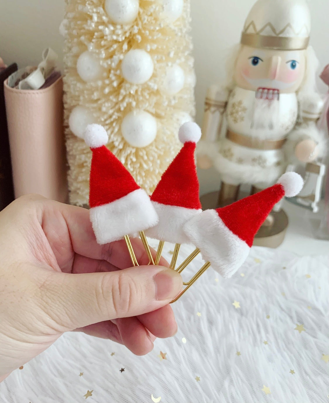 santa, baby (hat) clip