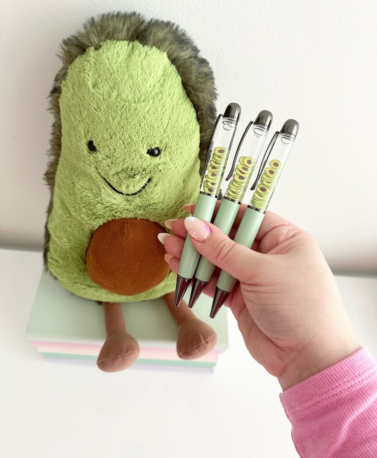the AVOCADO pen - Shine Sticker Studio Collab
