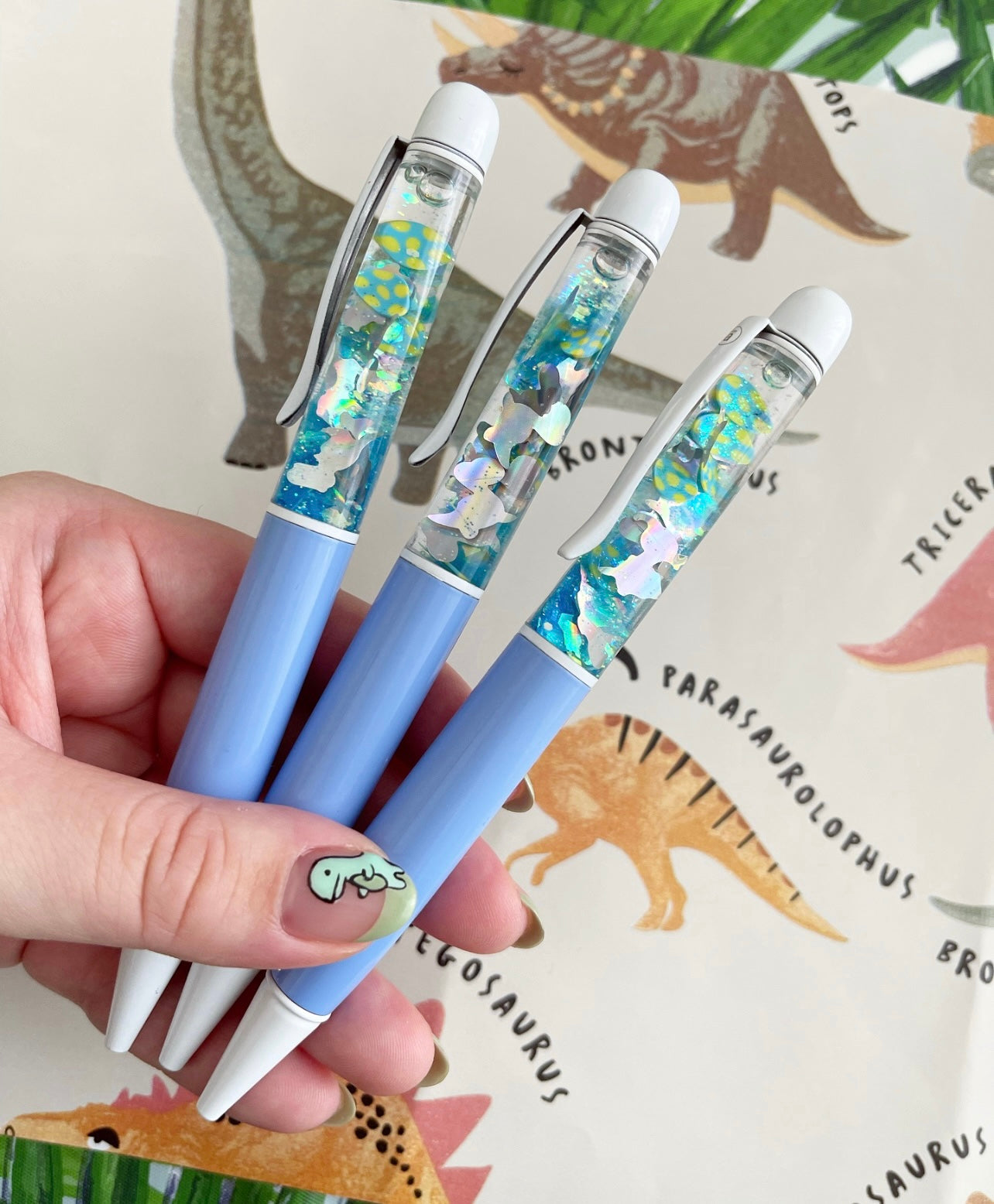 RAwR Dinosaur Birthday Pen - SHINE STICKER STUDIO COLLAB
