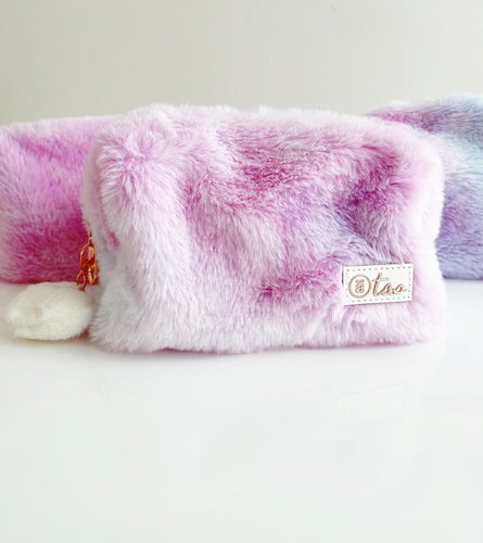 * 16 left * Cotton Candy Luxe Fur Pouch * Limited Edition *