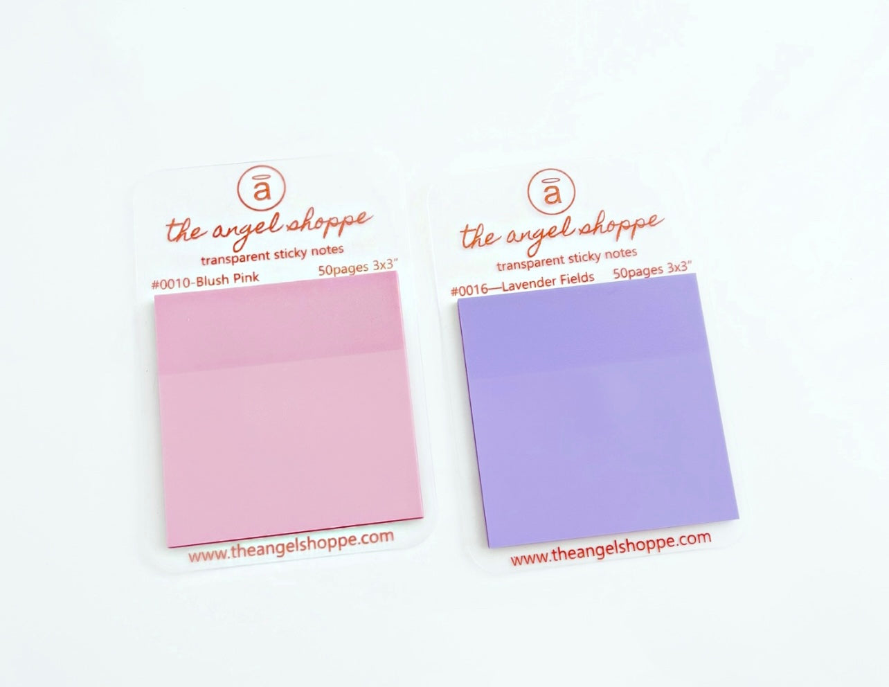 Lavender Fields Transparent Sticky Notes