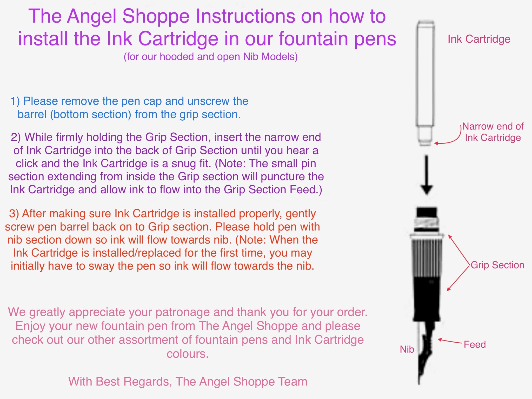 LOW STOCK * little babe pastel pens *limited edition* – The Angel Shoppe