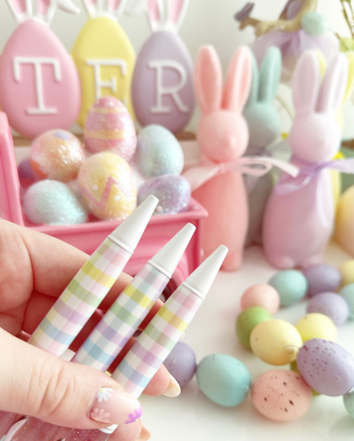 rainbow gingham - Shine Sticker Studio Collab