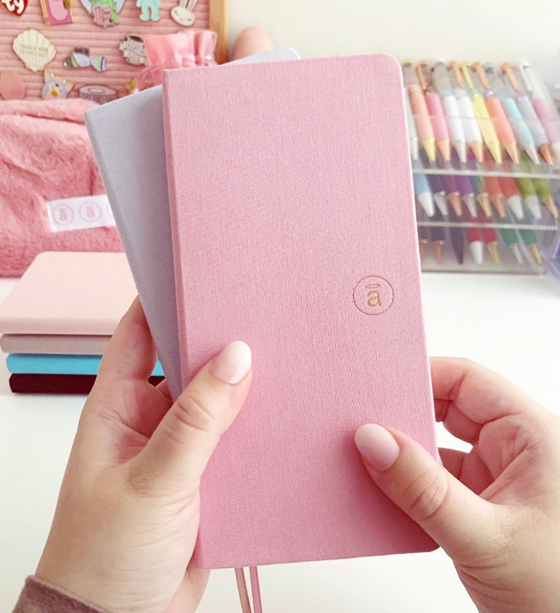 TAS weekly planner with white TOMOE RIVER PAPER