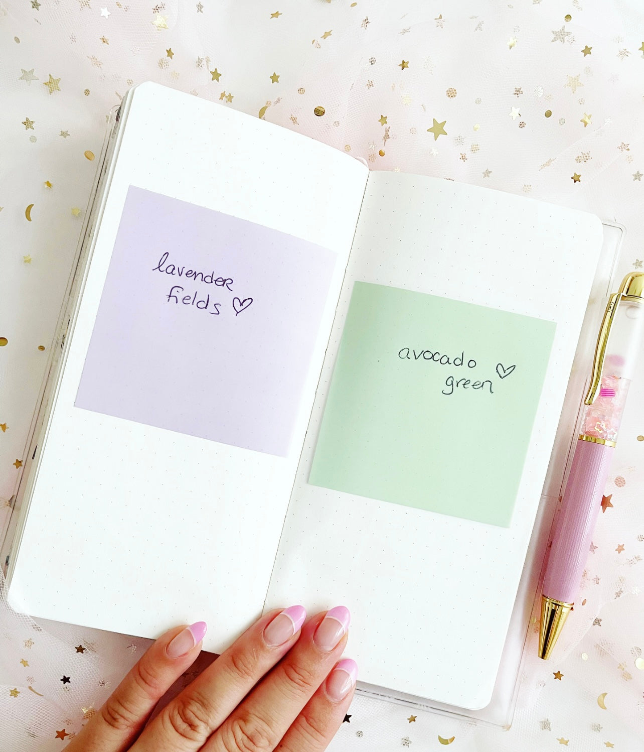 Avocado Transparent Sticky Notes