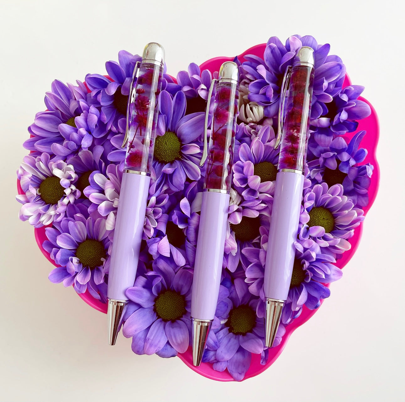 Forget Me Not pen - real florals