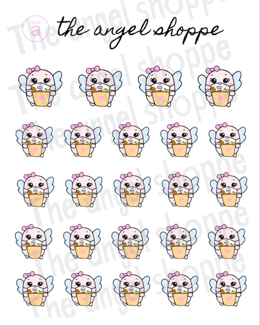 grocery face mask bubz stickers